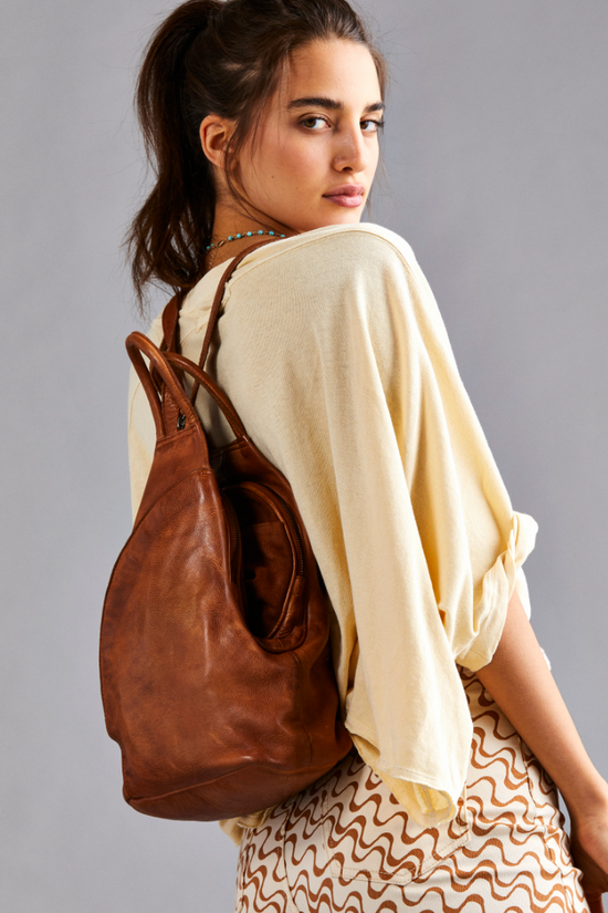 Free People: Soho Convertible Sling - Distressed Brown