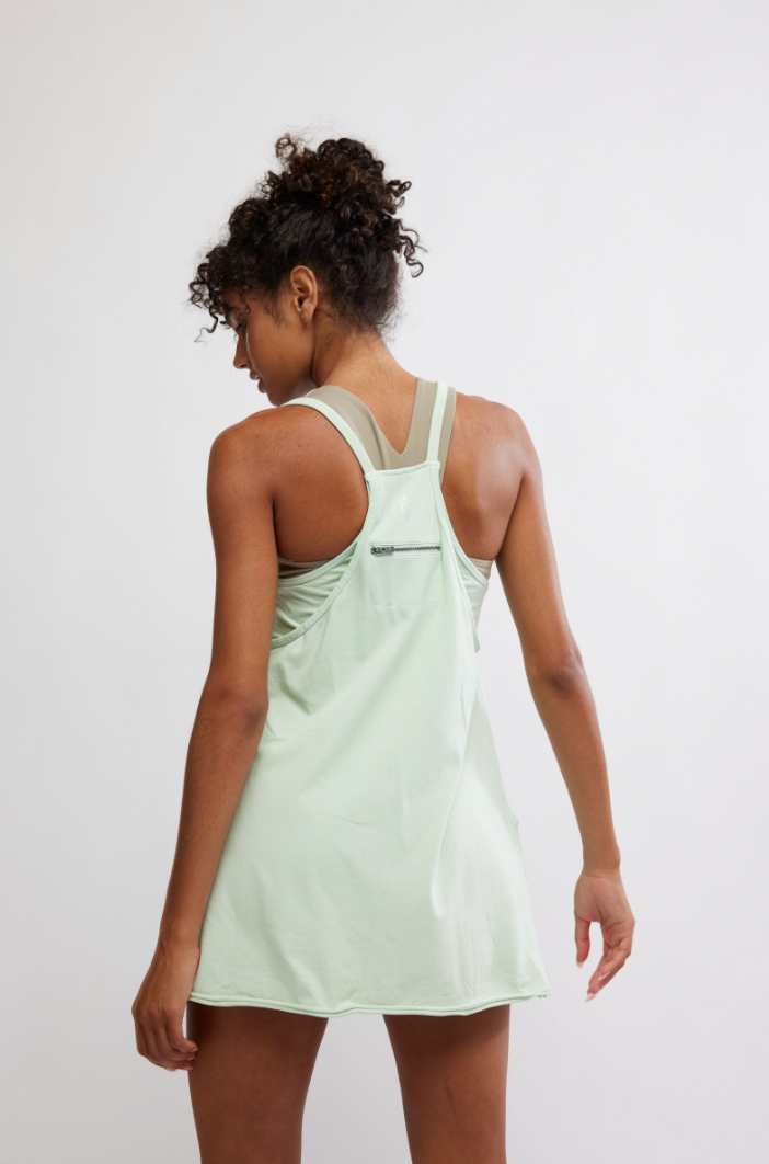 Free People: Hot Shot Mini Dress - Pistachio