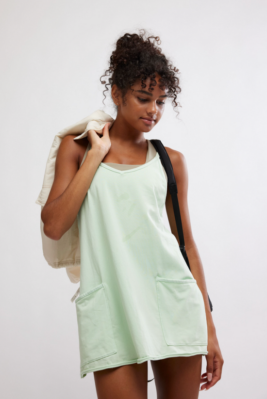 Free People: Hot Shot Mini Dress - Pistachio