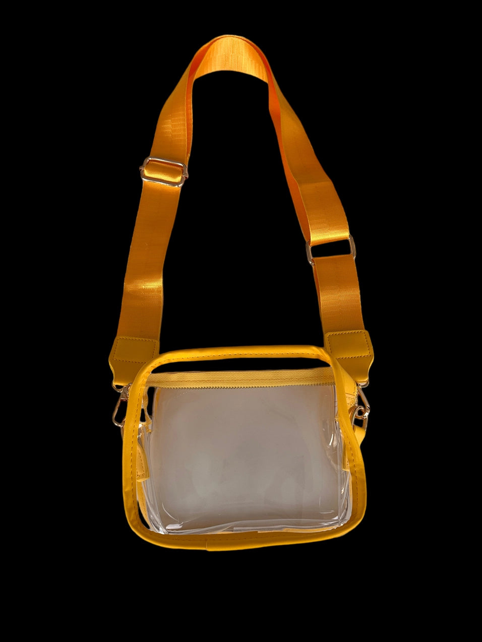 Event Ready Clear Bag - Yellow - Revel Boutique