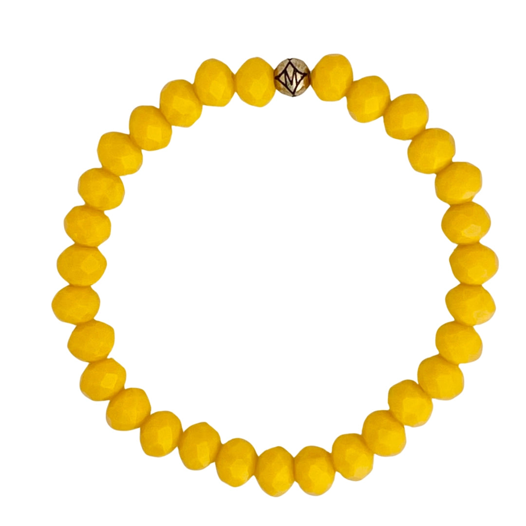 Dillon Bracelet 8mm - Mustard