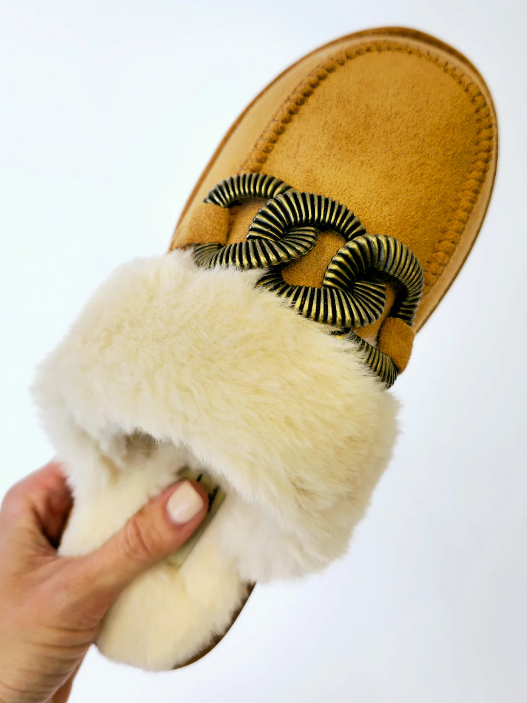 Matisse: Taos Faux Fur Slipper - Chestnut - Revel Boutique