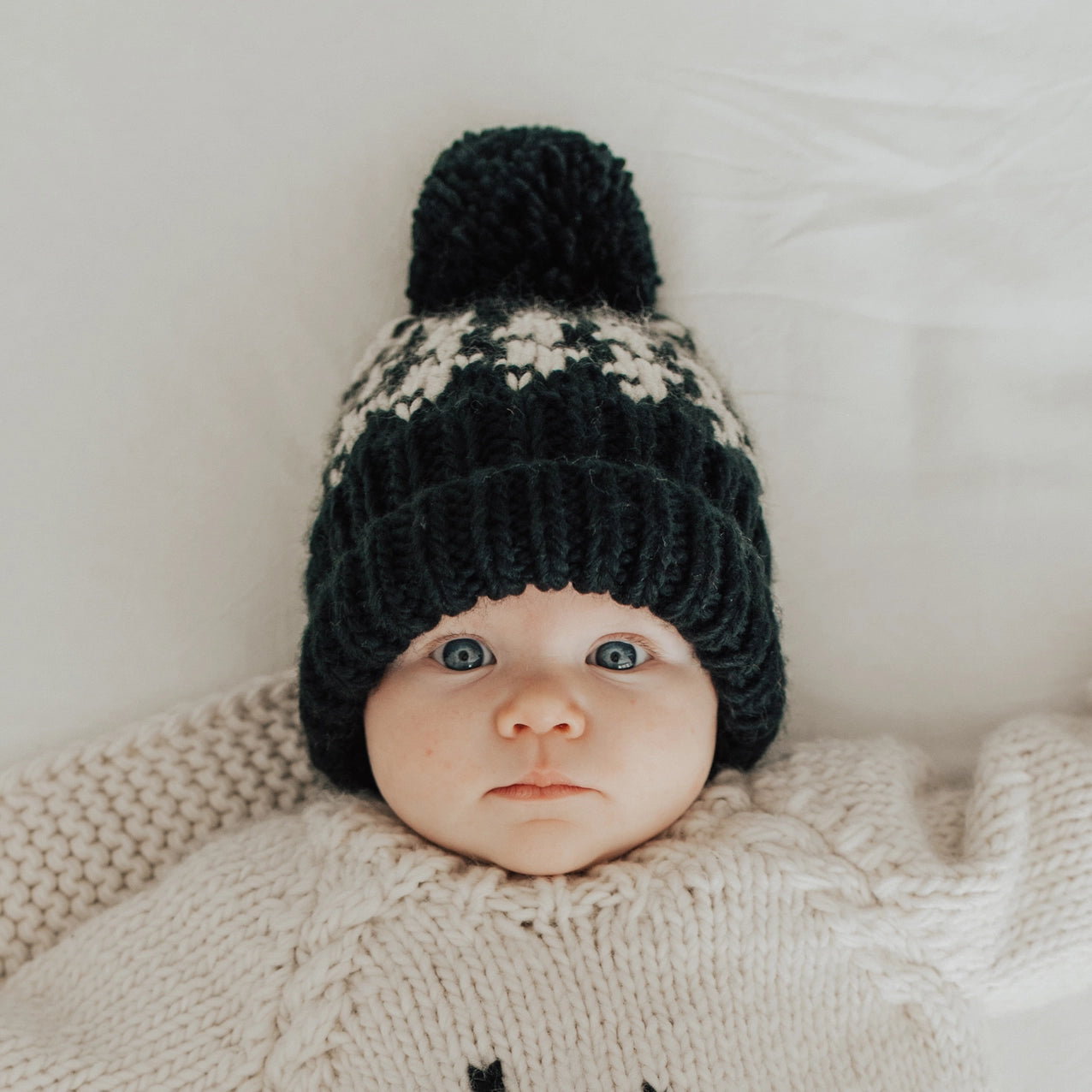 Houndstooth Baby Beanie