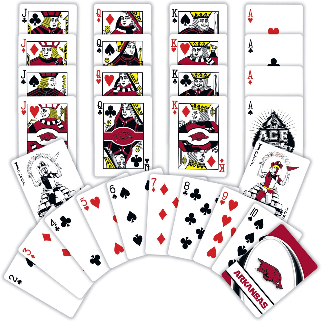 Arkansas Razorback Playing Cards