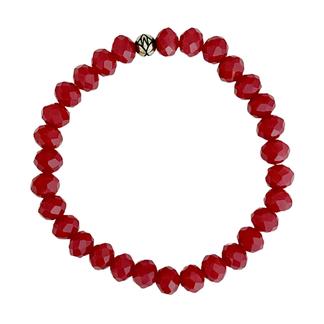 Dillon Bracelet 8mm - Red