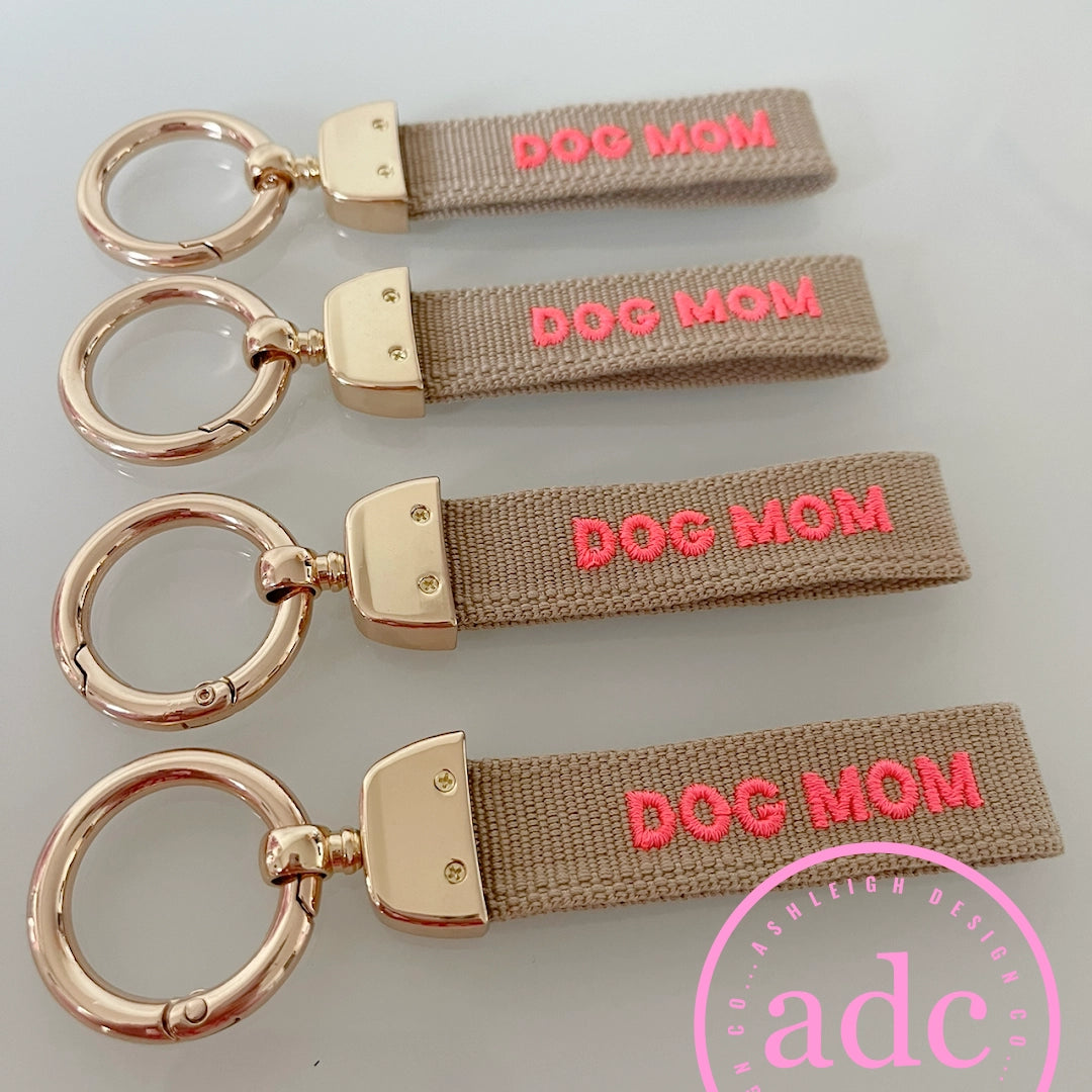 Dog Mom Keychain