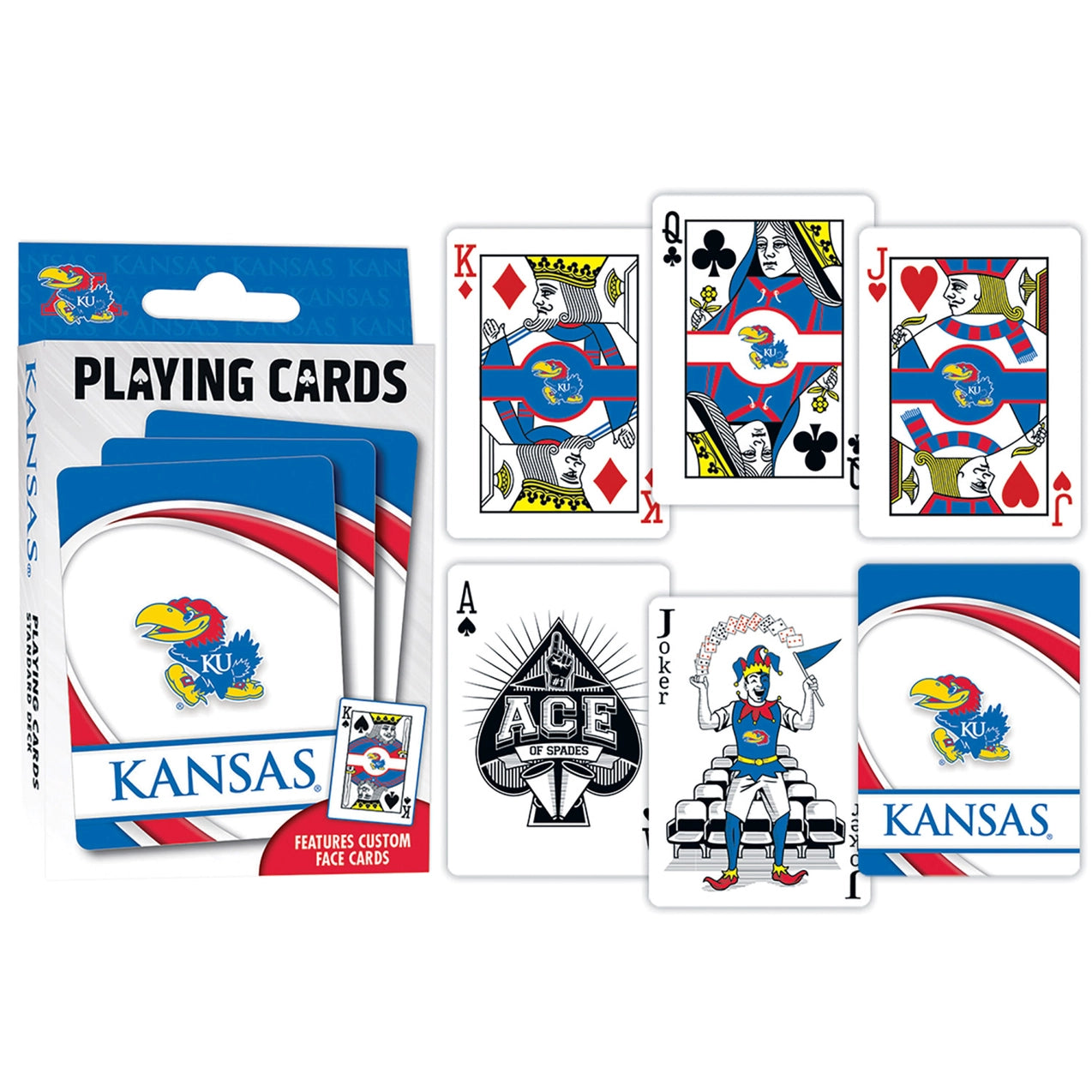 Kansas Jayhawk Playing Cards