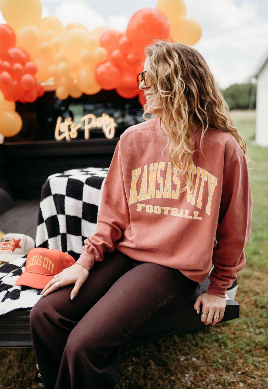 Vintage KC Football Long Sleeve