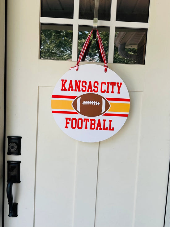 KC Football Sign