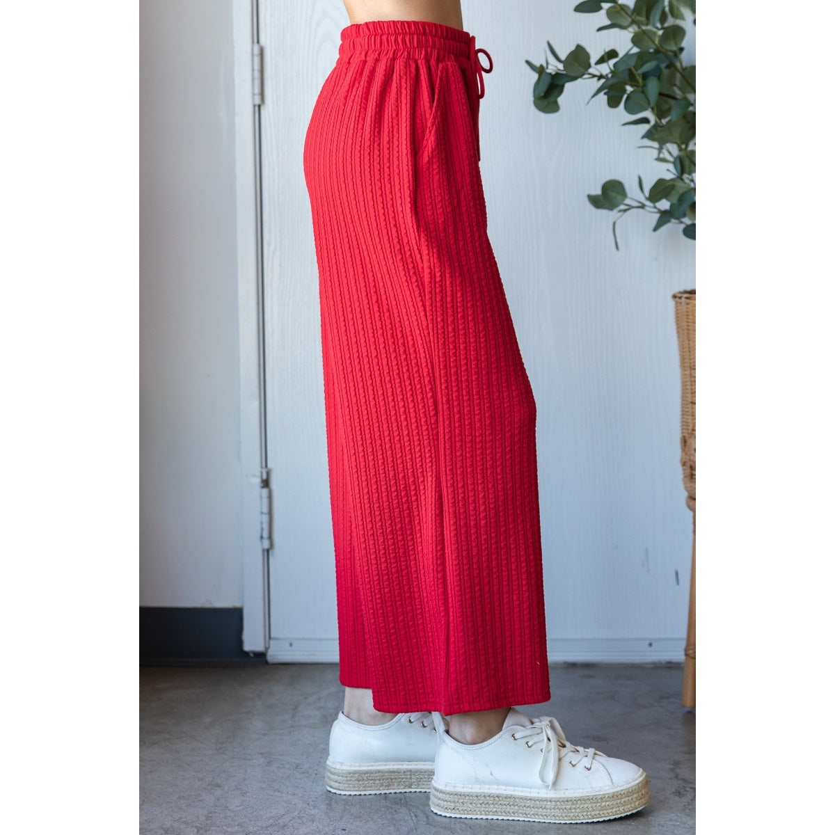 Red Flag Pants - Revel Boutique