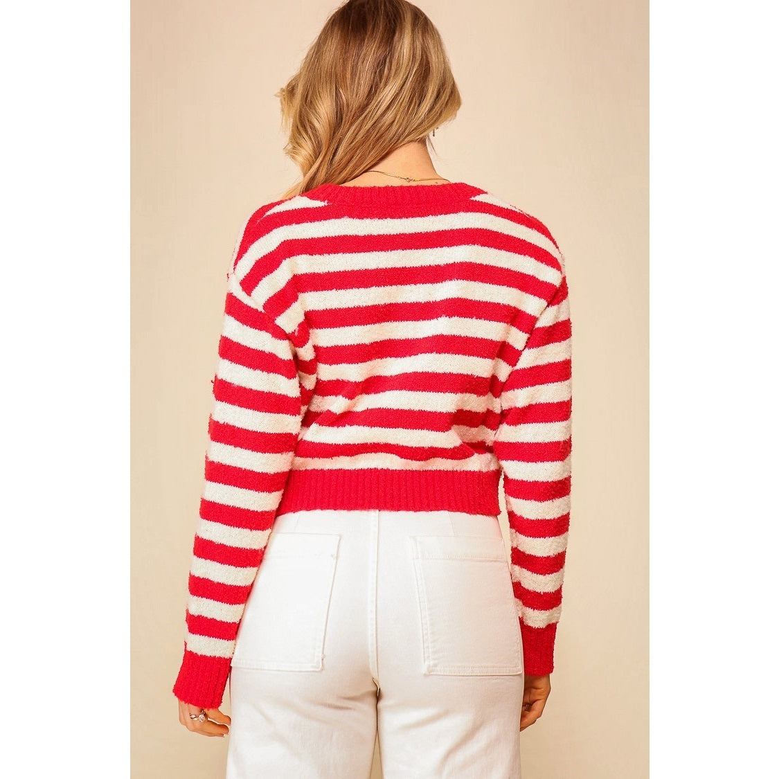 Yardline Striped Cardigan - Revel Boutique