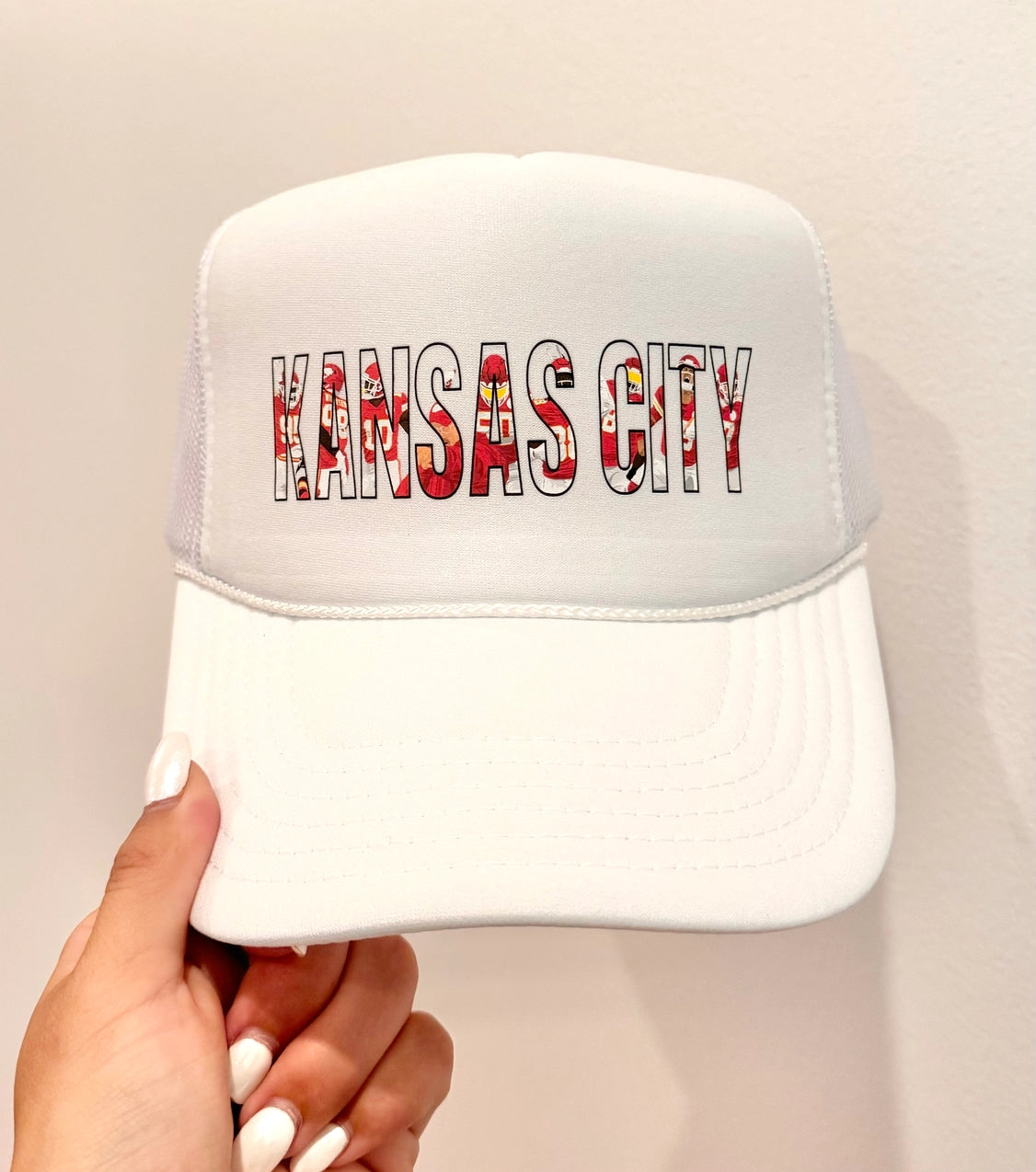 Kansas City Players Trucker - White