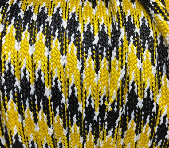 MIZ Black & Gold Shoelaces