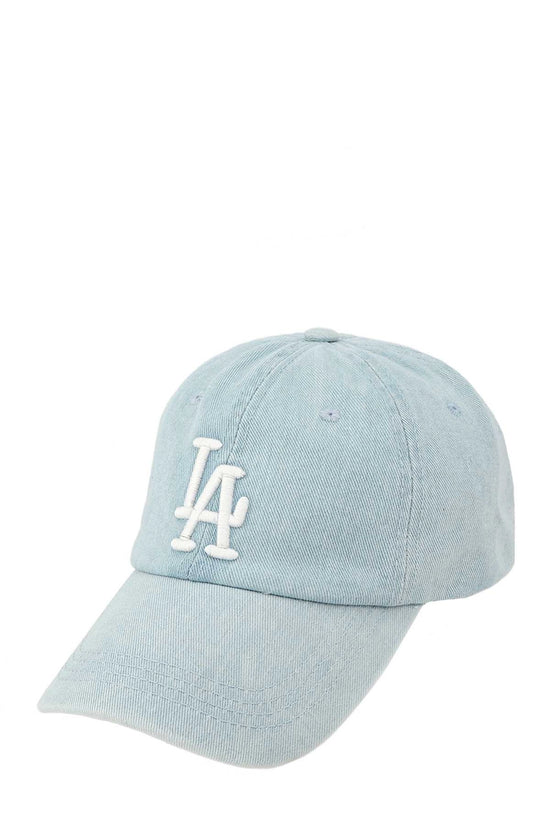 Take Me to LA Ballcap - Light Wash