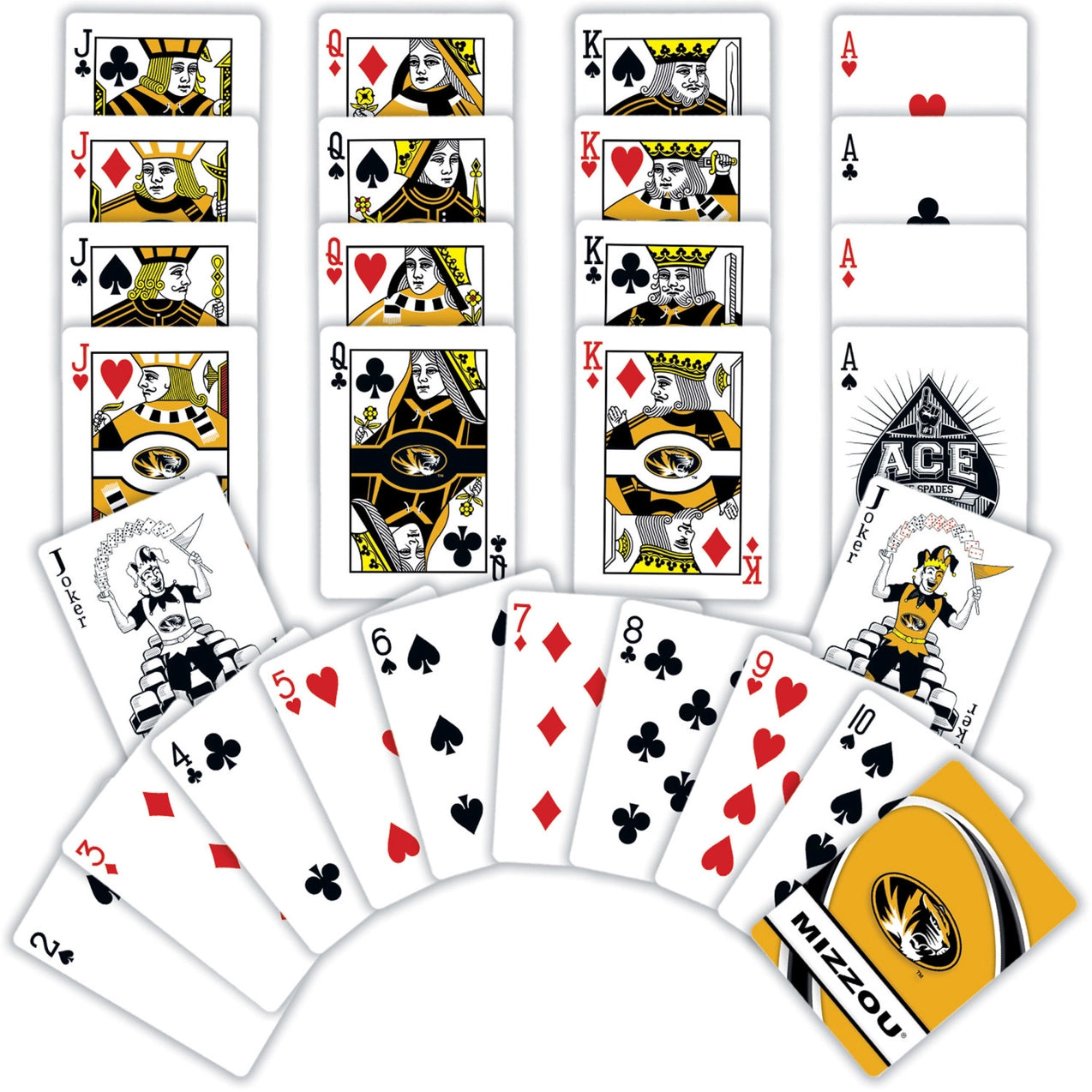 Missouri Tigers Playing Cards