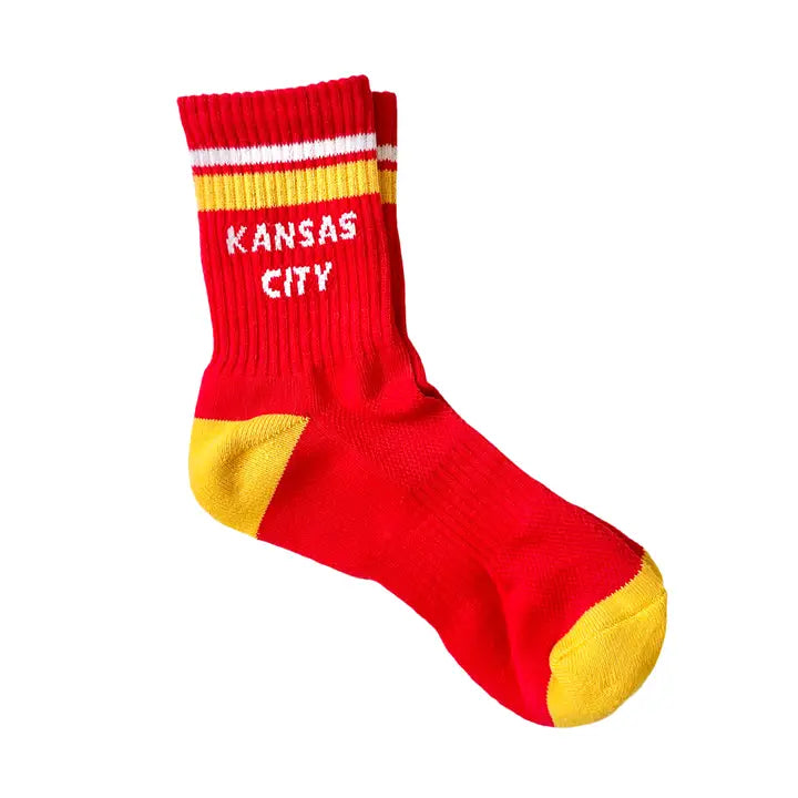 Kansas City Crew Socks-Red